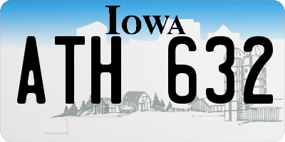 IA license plate ATH632