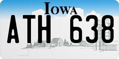 IA license plate ATH638
