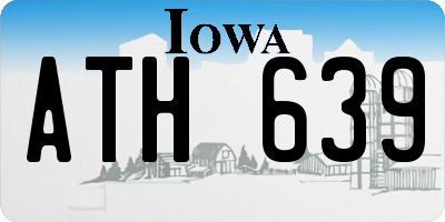 IA license plate ATH639