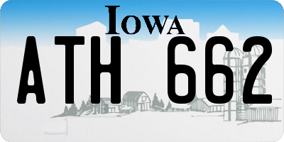 IA license plate ATH662