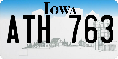 IA license plate ATH763