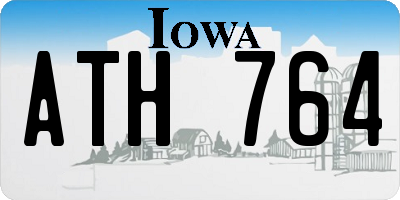 IA license plate ATH764