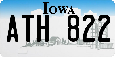 IA license plate ATH822