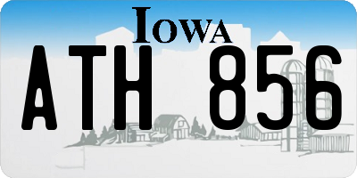 IA license plate ATH856