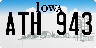 IA license plate ATH943