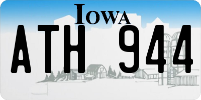 IA license plate ATH944