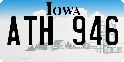 IA license plate ATH946