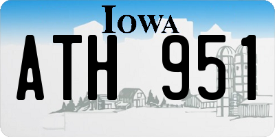 IA license plate ATH951