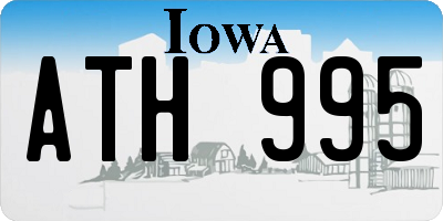 IA license plate ATH995