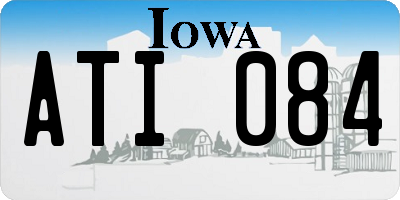 IA license plate ATI084
