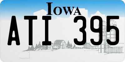 IA license plate ATI395