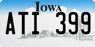IA license plate ATI399