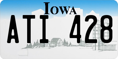 IA license plate ATI428