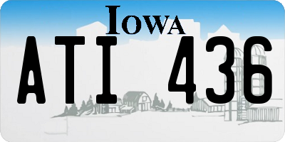 IA license plate ATI436