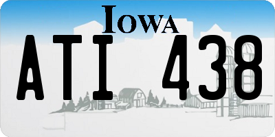 IA license plate ATI438