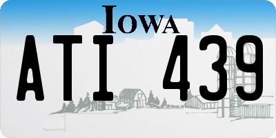 IA license plate ATI439