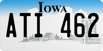 IA license plate ATI462