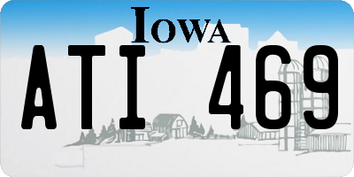 IA license plate ATI469