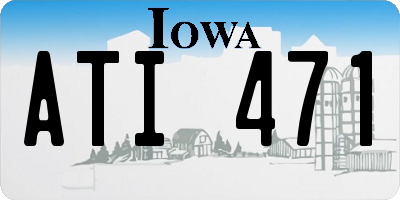 IA license plate ATI471
