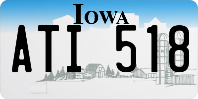 IA license plate ATI518