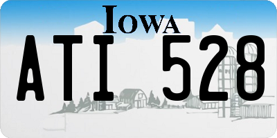 IA license plate ATI528