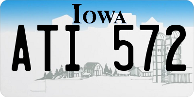 IA license plate ATI572