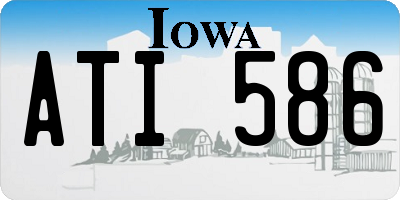 IA license plate ATI586
