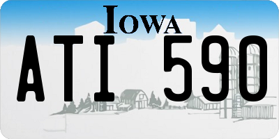 IA license plate ATI590