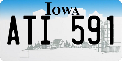 IA license plate ATI591