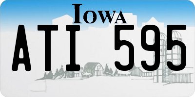 IA license plate ATI595