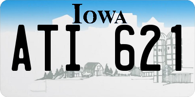 IA license plate ATI621