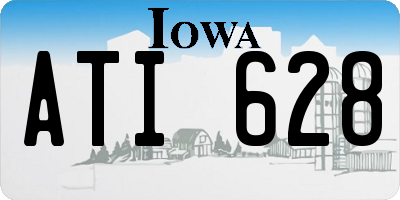 IA license plate ATI628