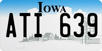 IA license plate ATI639