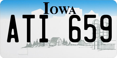 IA license plate ATI659