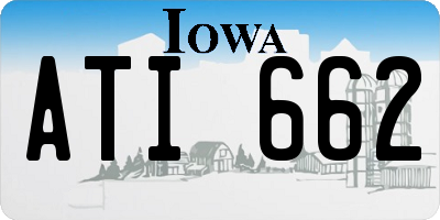 IA license plate ATI662