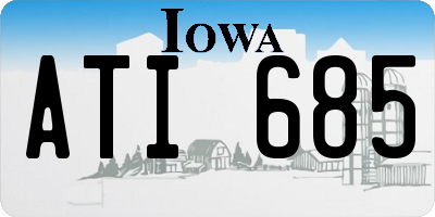 IA license plate ATI685