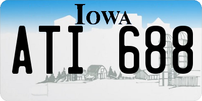 IA license plate ATI688