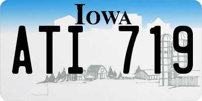 IA license plate ATI719