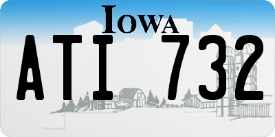 IA license plate ATI732