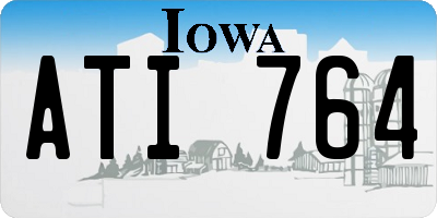 IA license plate ATI764