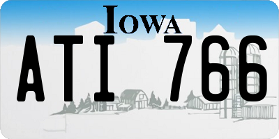 IA license plate ATI766
