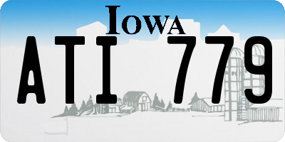 IA license plate ATI779