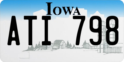 IA license plate ATI798