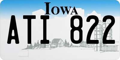 IA license plate ATI822