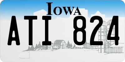 IA license plate ATI824