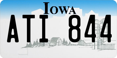 IA license plate ATI844