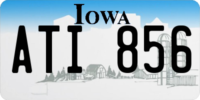 IA license plate ATI856