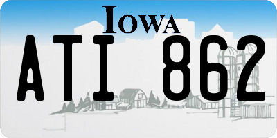 IA license plate ATI862