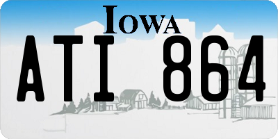 IA license plate ATI864