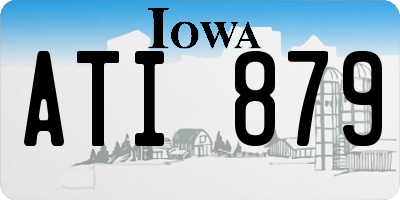 IA license plate ATI879